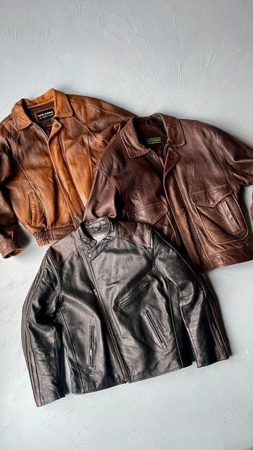 Mix Retro Leather Jackets